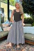 Arbi Gingham Sundress Chocolate